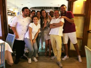 staff del Ristorante L'altra Mezzanotte Ischia